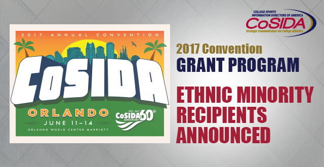 CoSIDA Introduces Two Convention Attendance Grants for Ethnic Minorities